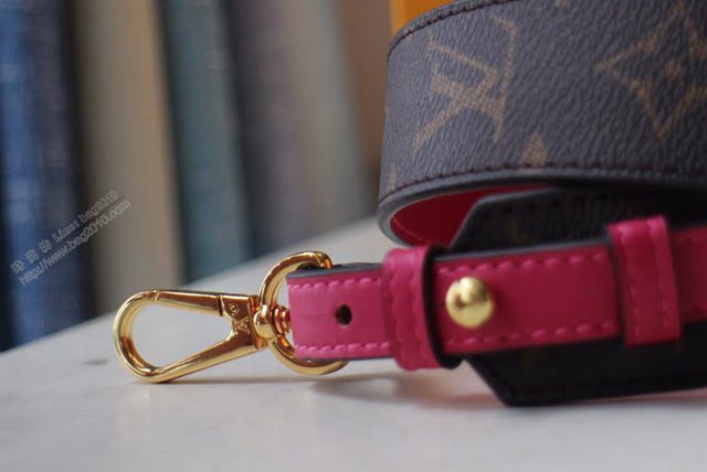 lv肩帶 原單MONOGRAM XL雙面肩帶 J02371 lv老花肩帶 lv配飾  lvqb1708